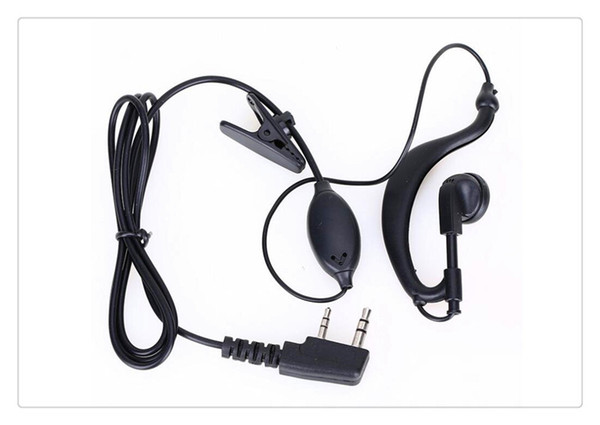 Walkie Talkie Headset 2 PIN Earpiece Headset For Baofeng UV5R 888S Kenwood TWO Way Radio Free Shipping