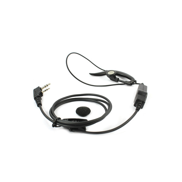 PTT Mic Ear-hook Earphone K Head Headset for Baofeng BF-888S UV-5R BF-H8 Walkie Talkie Accessories best quality