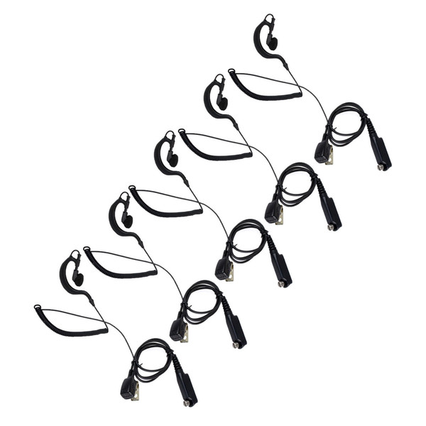 New Sale 5pcs Sepura STP8000 Earpiece Headset PTT MIC G Shape microphone Arrival