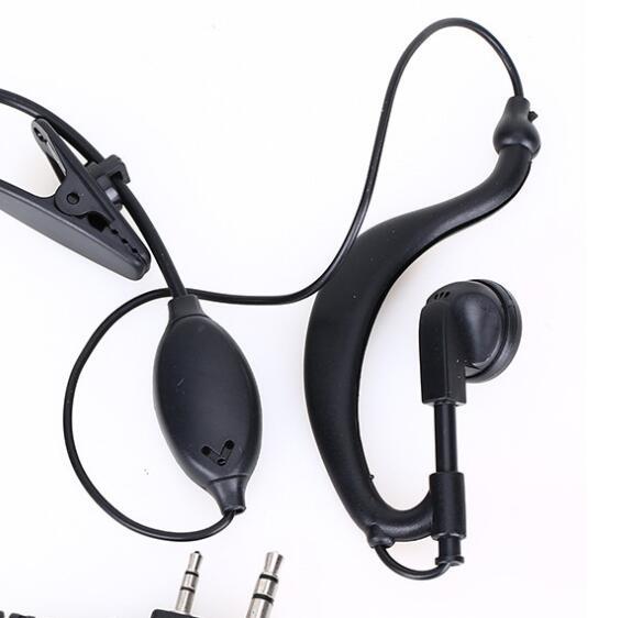 2-Pin Earpiece Mic PTT Headset for Kenwood BAOFENG UV-5R BF-888S H777 Walkie Talkie Ham Radio Hf Transceiver