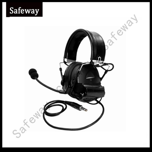 H50 high quality Tactical Headset Noise Reduction Canceling headphone Electronic Sound Pickup Comtac II for Two Way Radios