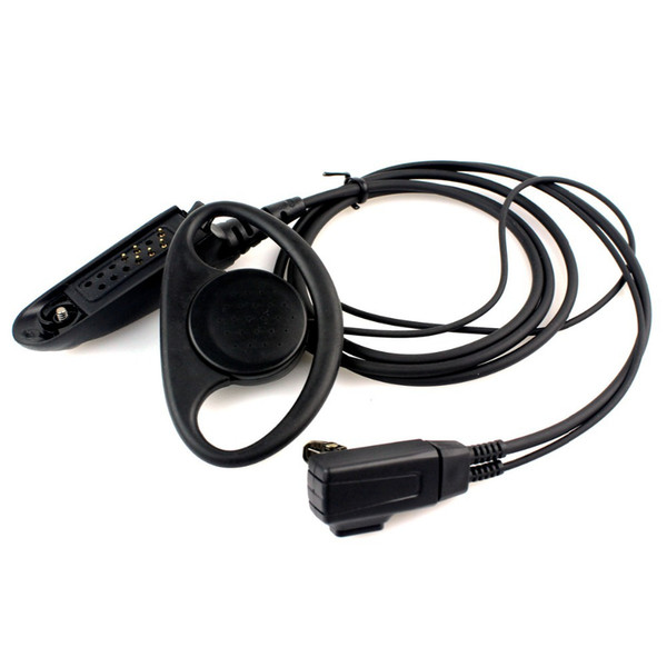 Multi-Pin D-Shape Earpiece Headset for Motorola GP328 GP320 GP340 GP640 HT1250 C2011A Alishow