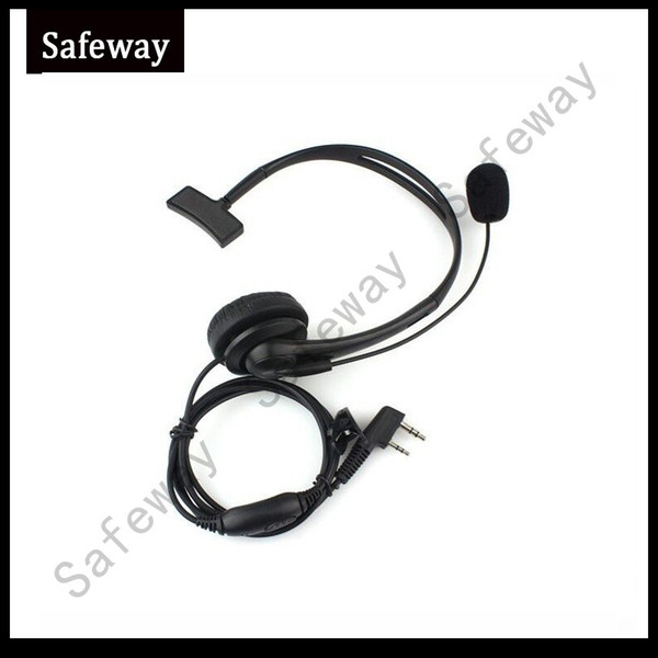 Two way radio headset with in line PPT push to talk for baofeng uv-5R 888S Quansheng Wouxun TYT