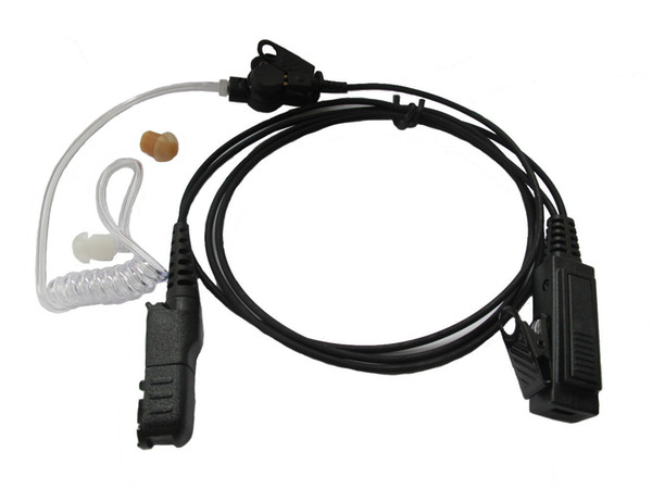 2-wire Headset Mic Earpiece For Motorola MTP3200 MTP3250 MTP3550 Portable Radio