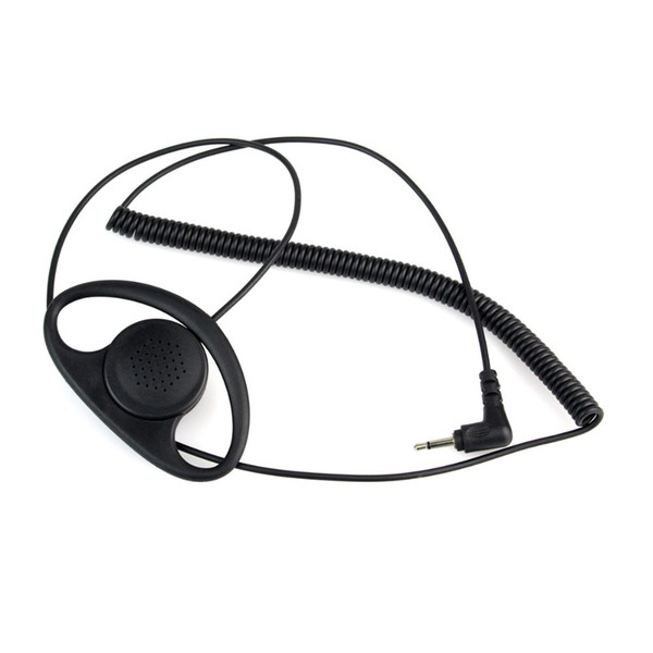 2.5MM Listen Only D Shape Earpiece Earhook for Radio Walkie Talkie J6284A