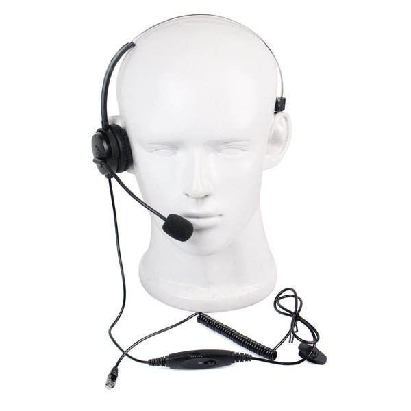 Neu 4-Pins RJ9 Call Center Monaural crystal head telephone Monaural Headset