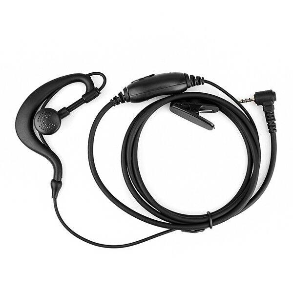 New EE090Z Black 1-Pin 2.5mm PTT Speaker MIC Ear-hook Earphone for RETEVIS RT20