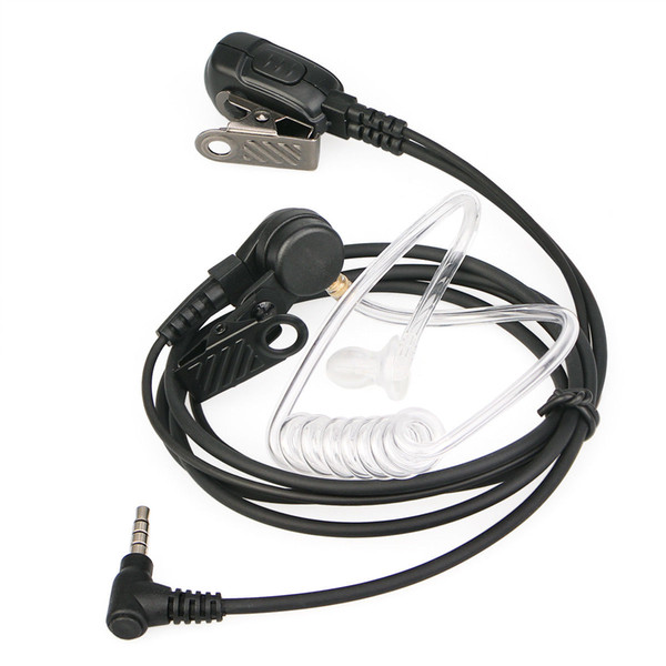 Retevis EA011Y Radio Earpiece Acoustic-Tube Mic PTT Headset for YAESU/ VERTEX