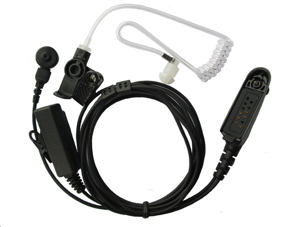 2-wire Surveillance Earpiece mic For Motorola GP328 PRO7550 HT750 HT1250 HT1550