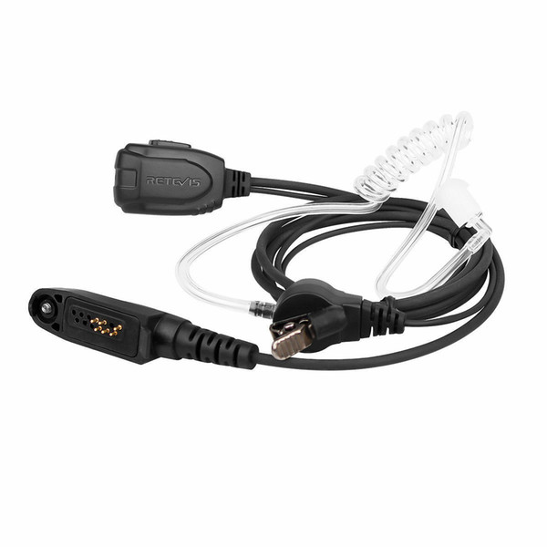 New Retevis Air Acoustic Tube Earpiece for IP67 Dual Band DMR RT82 Two-Way Radio