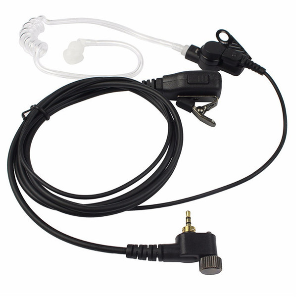 10 pcs Black Professional Covert Acoustic Tube Mic Earpiece for Walkie Talkie MTP850/MTH600/MTH650/MTH800/MTH850 Radio C2307