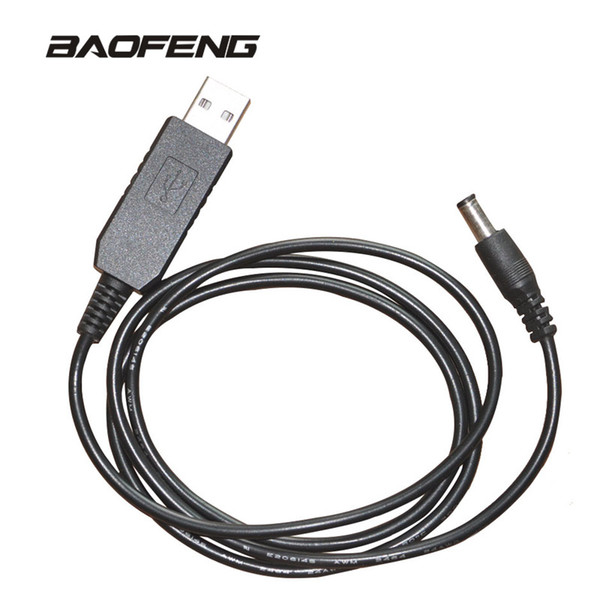 Baofeng Walkie Talkie USB Charging Cable Voltage Boost 5V To 9V for UV5R UV82 Portable CB radio Charging