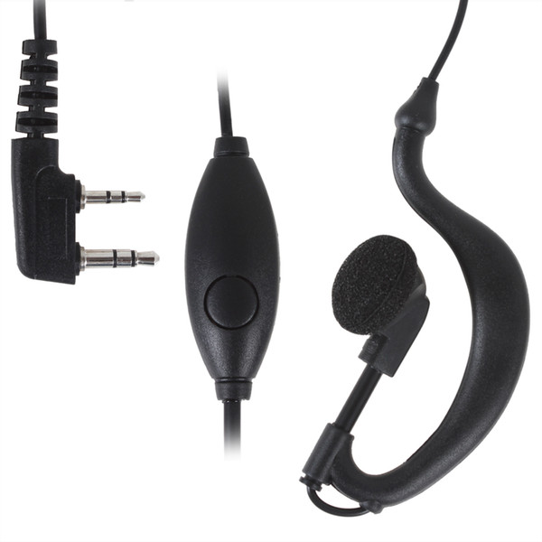 BaoFeng Two Way Radio Ear-Cup Hook PTT Earpiece for UV-5R Series with Boom Microphone SEC_031