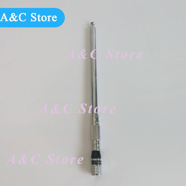 VHF antenna 136-174mhz telescopic foldable antenna astro 320 SMA male hunt tracking high quality antenna 5pcs/lot