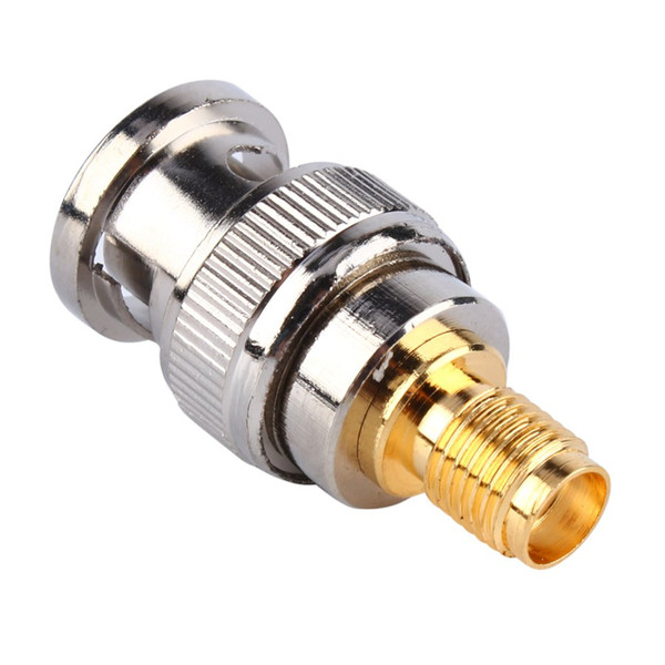 Freeshipping 20pcs/lot Radio Antenna Coax Adapter Connector BNC Male to SMA Female Jack RF Plug Silver Color