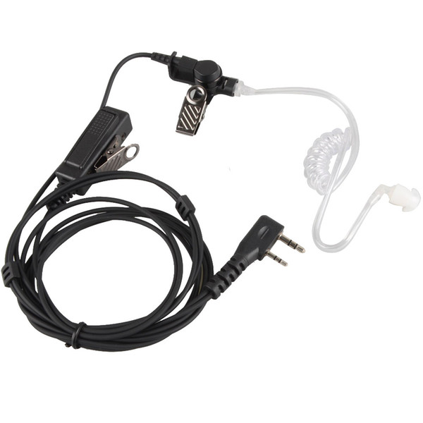 2Pins Earpiece MIC for Kenwood Retevis TYT HYT Baofeng WOUXUN Radio G00139