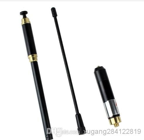 AL-800 Dual Band VHF/UHF 144/430MHz SMA-F High Gain Super High Quality Telescopic Antenna for TK 3107 BF- UV5R BAOFENG PUXING Radio