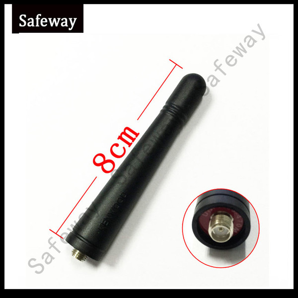 Two way radio short UHF 400-470MHZ antenna for Kenwood walkie talkie accessories 8CM TK3207 TK3307 TK3207G free shipping