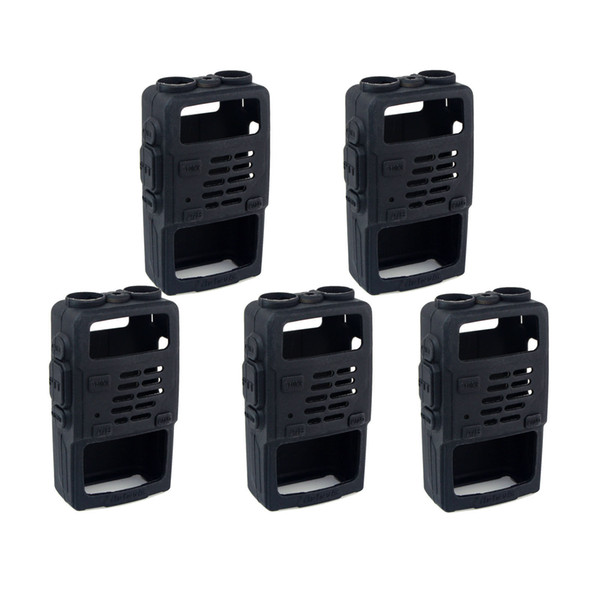 New 5x Radios Case Holster Rubber Handheld for BF-UV5R/5RV/5RE/985 RETEVIS RT-5R