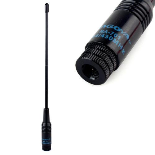 Antenna SMA-M NAGOYA NA-701 Dual Band VHF/UHF 144/430MHz for YAESU BAOFENG Black color lte antenna ts9 antena