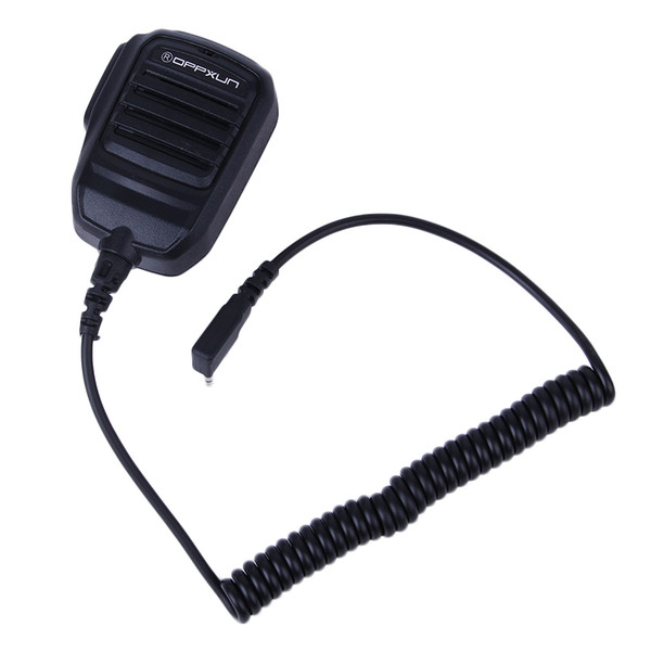 OPPXUN Anti-rain 2 Pin PTT Speaker Mic for Kenwood BAOFENG UV-5R TYT WOUXUN H777 RT3 Walkie Talkie Ham Radio Hf Transceiver