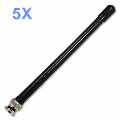 5x New VHF BNC 6.2 Inch Antenna For ICOM Radio V8 V80 V80E V82 V85 Two Way Radio