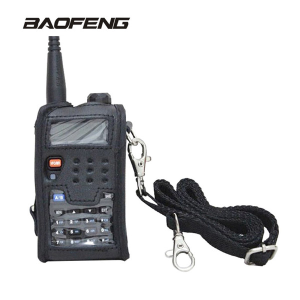 Baofeng Walkie Talkie Accessories Leather Soft Case Cover two way radio For UV-5R UV-5RE UV-5RA