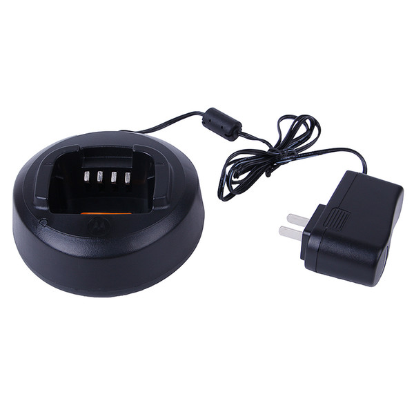 Black Ni-MH Battery Charger for Motorola Walkie Talkie CP185 EP350 CP476 CP477 CP1300 CP1600 CP1660 P140 P145 P160 J6385A