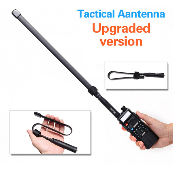 SMA-Female Connector Dual Band 144/430Mhz Foldable CS Tactical Antenna For Walkie Talkie Baofeng UV-5R UV-82 Ham Radio