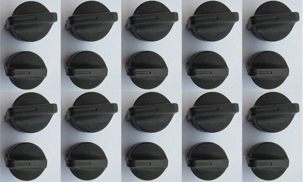 10*Volume Control knob And Channel Selector Knob Cap For Motorola Saber I II III