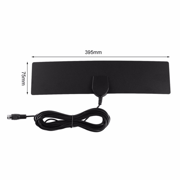 Freeshipping HDTV Digital Indoor Antenna Ultra Thin TV Antenna Full 1080 4K HDTV LAN-1051 25 Miles Range Digital Signal Reception