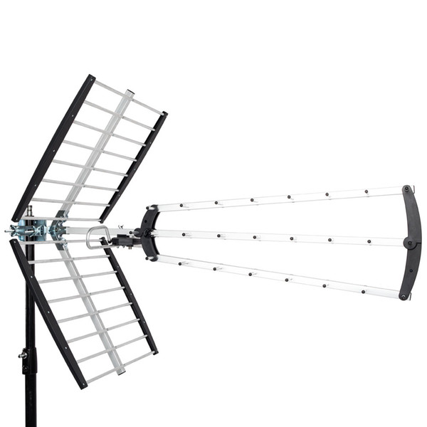 2019 Hot Sale Outdoor Digital Antenna Leadzm TA-451B 360°Rotation 470-860MHz 16.5dB Open Antenna Silver Television & Parts USA from USPS