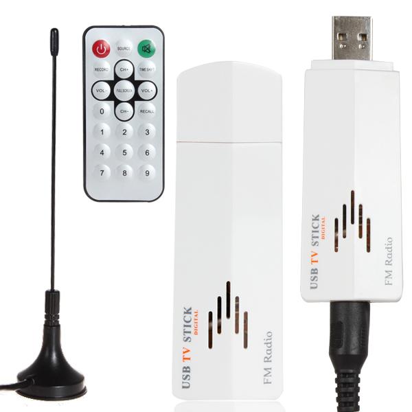 Digital USB 2.0 Analog Signal TV Stick Box Worldwide Receiver + FM Radio for PC Laptop HMP_405