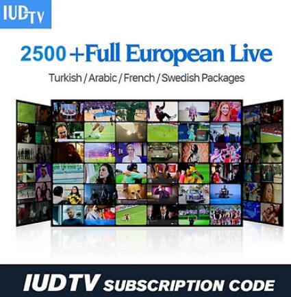 IUDTV full European IPTV Support for Android tv box APK m3u Smart tv 1 years