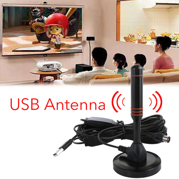 Indoor/vehicle-mounted digital TV antenna, HDTV /DTMB TV antenna, ground wave TV antenna with USB amplifier (470-860mhz)