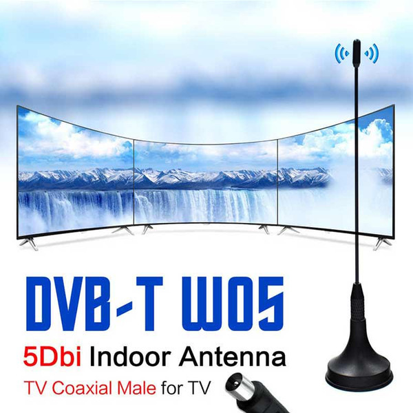 AH-LINK Digital Hdtv Antena Interna de TV DVB-T de Alta Definição Reprodução de Filme HD Interior 25dB VSWR 470-860 mhz Frequência Antena TV