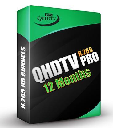 QHDTV Pro IPTV Android French IPTV Subscription IPTV Arabic H.265 Channels Full HD For Android TV Box Dutch Belgium French IP TV