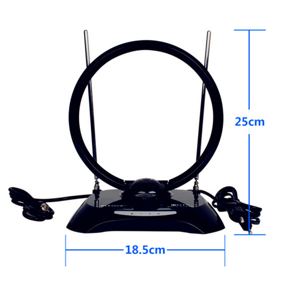 AH-LIGAÇÃOIndoor high gain antenna HDTV digital TV magnetic ring TV radius HD TV antenna enhanced radio antenna