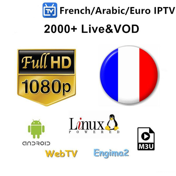 Europe Arabic French Belgium Africa IPTV Subscription for Android Smart TV Box H96 X96 X92 linux stb 25x SamX SmartTV