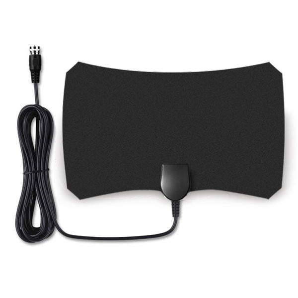 Indoor TV Antenna black 25 Miles Digital HDTV Antenna TV ATSC Antennas