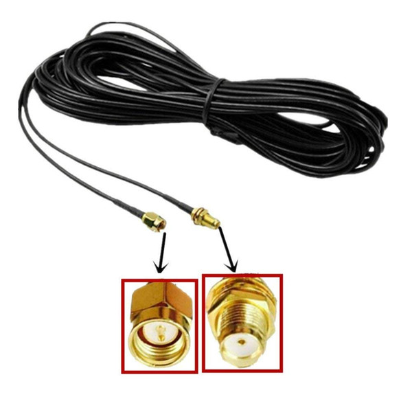 3M WiFi Antenna Extension Cable SMA Male to SMA Female RF Connector Adapter RG174