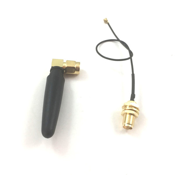 1pcs 2.4G Wifi Antenna 2dbi Sma Plug + 1pcs Sma Cable Female Jack to Ipex 1.13 15cm