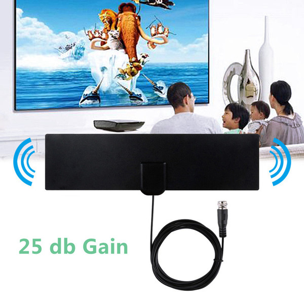 50 Miles Indoor Freeview TV Antenna Digital HDTV Antenna TV Aerial radius Surf VHF UHF signal Analog Antennas Freeview