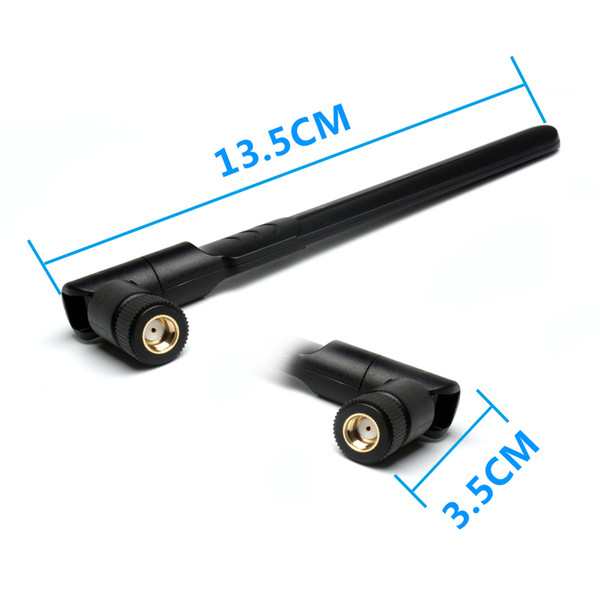 Flat Paddle WiFi Antenna RP-SMA Male 155mm 2.4G 5.8G 3G 4G LTE Antennas With RP-SMA Connector 700-2700Mhz 5dBi High Gain