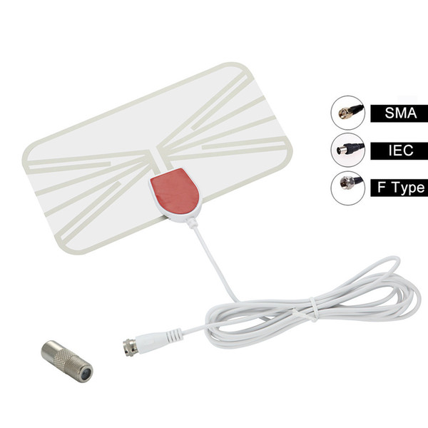 Indoor Digital TV Antenna HD Aerial Interior Amplifier DVB-T2/T UHF VHF Antenna