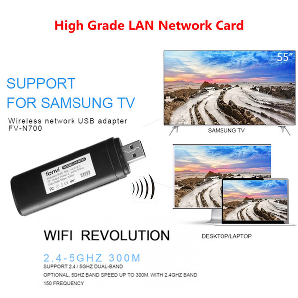 Wireless WLAN LAN Adapter Wifi USB Dongle For Samsung TV WIS12ABGNX WIS09ABGN