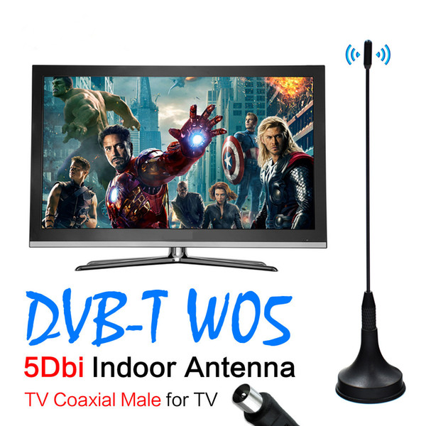 indoor 80miles 5dBi Digital DVB-T2 TV Antenna Freeview HDTV Antenna Booster For DVB-T Antennas 1080p 4k TV HDTV Aerial