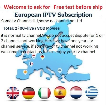 1 Year IUDTV IPTV CHANNEL subscription Europe US Channels use for Enigma2 Mag25X M3U but only could use in one device when using