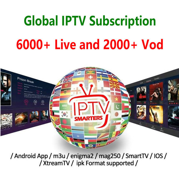 1 Year Global Iptv Subscription For Smart TV M3U Mag Box Android IOS Device France UK Italy USA Spain Canada Abonnement Iptv