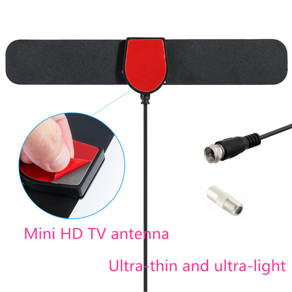AH-LINK Indoor TV Antenna Digital HDTV Antenna VHF-H/UHF Active Built-in Car DVB-T DVB-T2 20dB Gain Digital ATSC TV Aerial